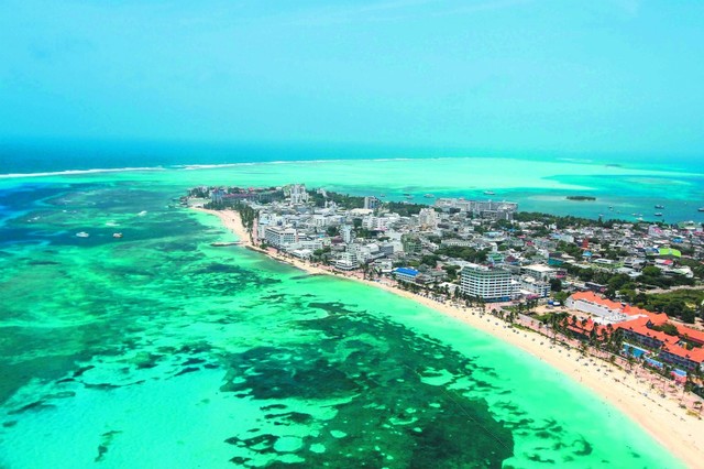 I went on an excursion with my companions to San Andrés in 2016