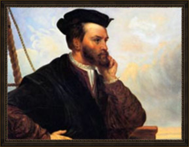 Cartier explored the St. Lawrence River to Montreal for France.