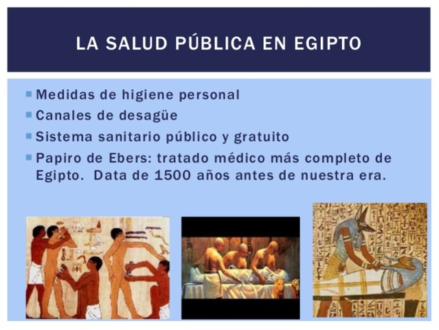 Avances en higiene y salud publica