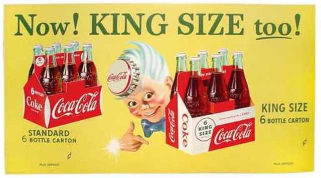Diseño de los envases King Size y Family Size de Coca Cola