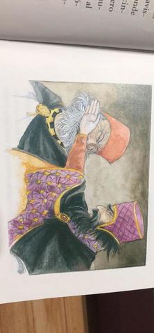 El Conde de Orgáz abofetea a Don Diego por haberle ganado el puesto de consejero del rey