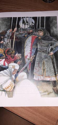 El Cid libera a unos Moros que aprisiona a cambio de que estos le rindieran lealtad al Rey Fernando