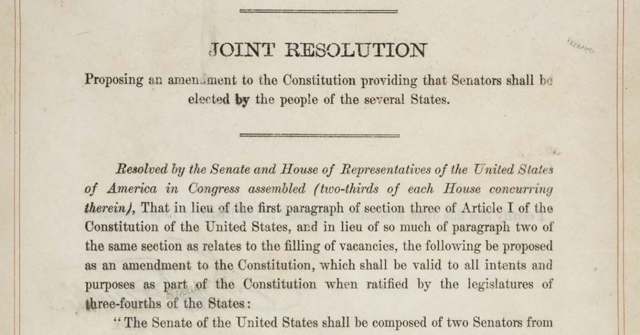 17th Amendment
