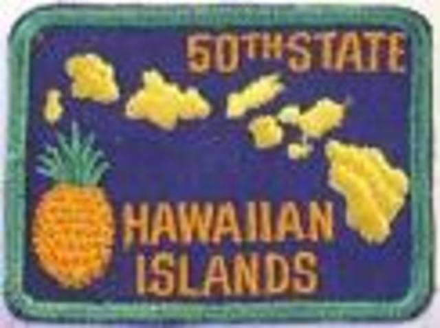 Hawaii becomes the 50th state.