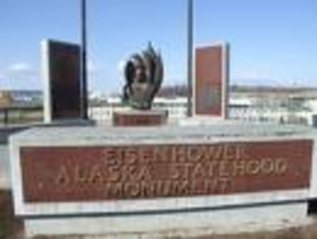 Alaska becomes the 49th state.