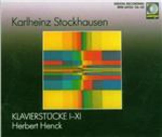 Klavierstücke, pour piano / Karlheinz Stockhausen