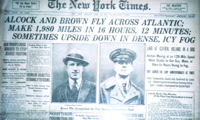 1.6 John William Alcock y Arthur Whitten Brown