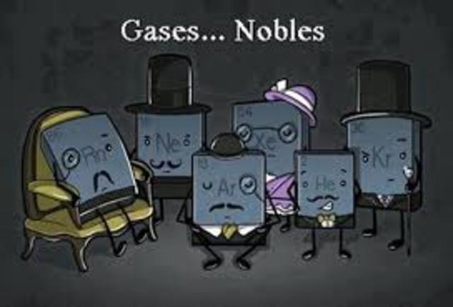 Descubrimiento de los Gases Nobles