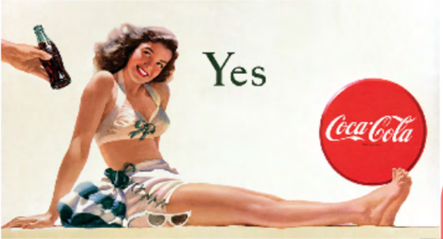 Publicidad: Coca-Cola en la postguerra, medios impresos