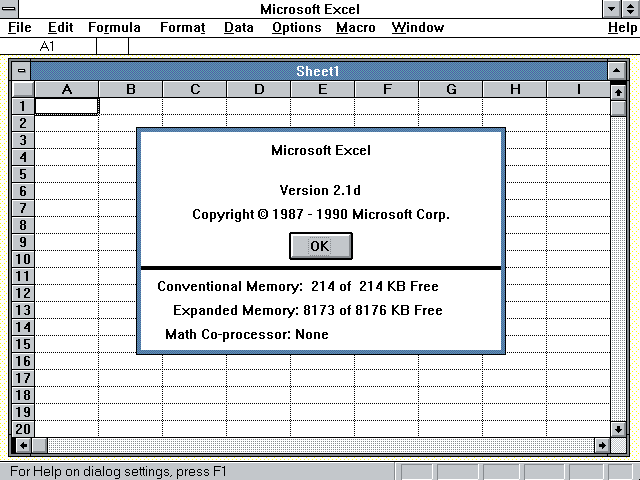 Excel 2.1
