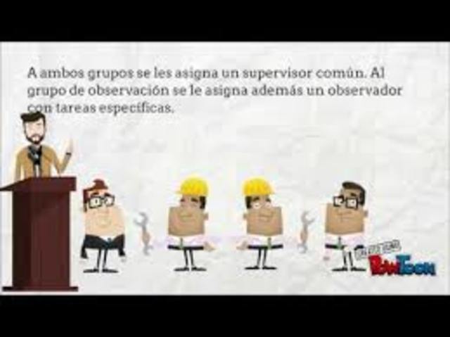 Relaciones Humanas: Conclusiones del experimento de Hawthorne