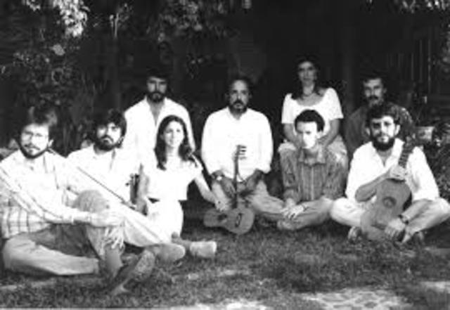 Antonio García de León y el grupo Zacamandú