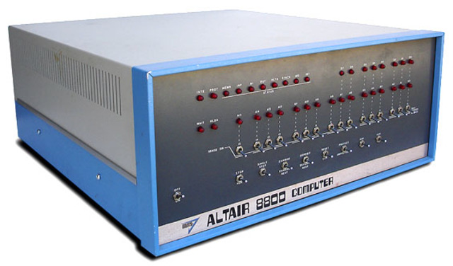 Altair 8800, released by Micro Instrumentation and Telemetry Systems, becomes the first commercially successful home microcomputer.