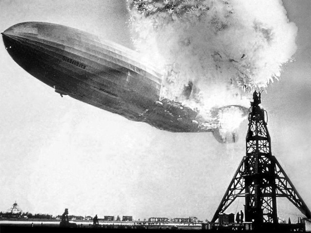 El Hindenburg.