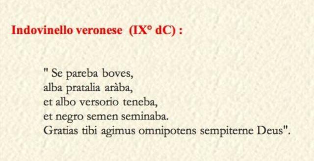 Indovinello Veronese