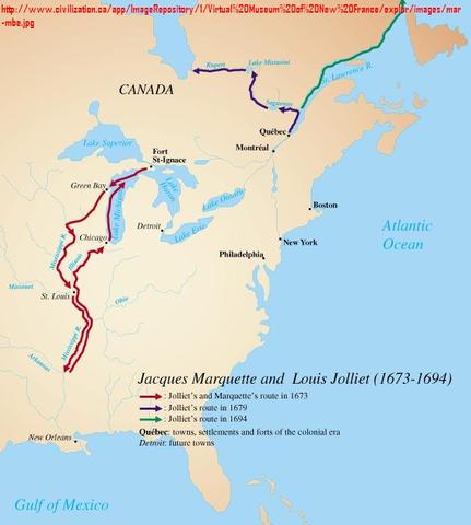 Louis jolliet was born in 1645