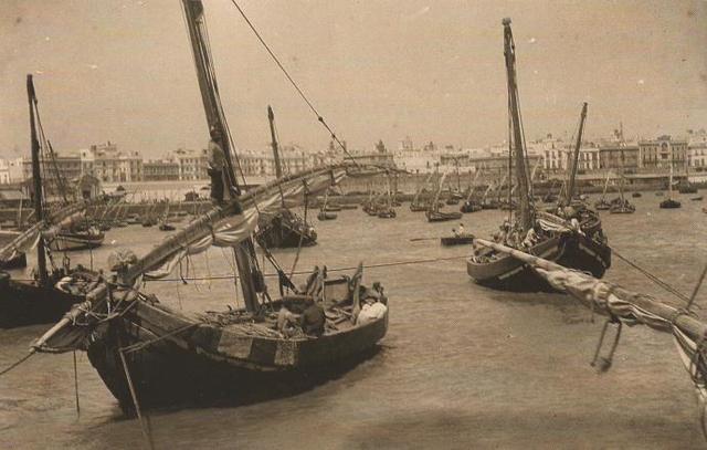 Salida de Colón de Cádiz