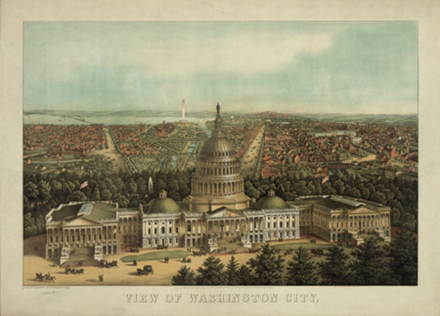 Washington DC chosen as the capital