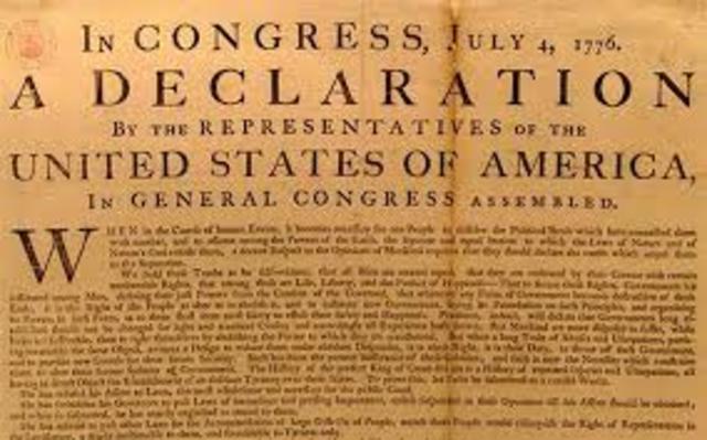 La Declaración de Independecia. (Filadelfia)
