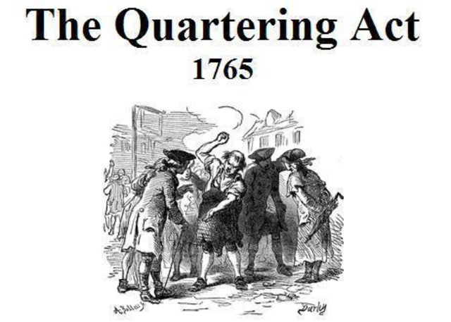 Quartering Act of 1765