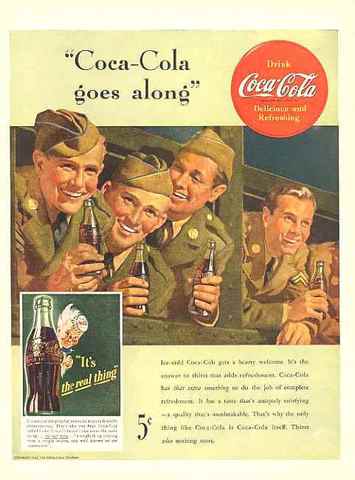 Es distribueix publicitat massiva de la segona guerra mundial.