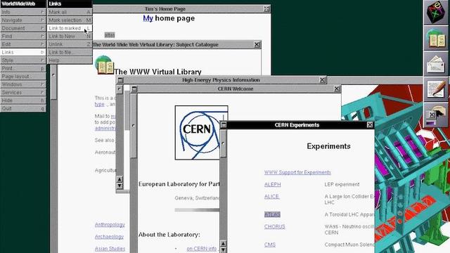 Creación del World Wide Web