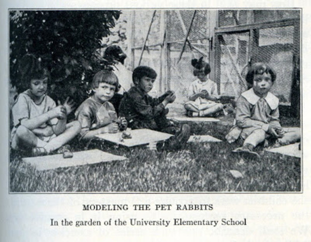 The School and Society by John Dewey is published