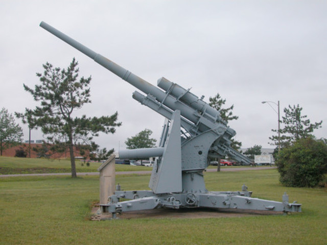 cañón antitaque o antiaereo de 88mm Flak Mod