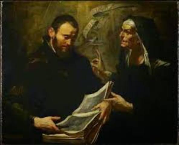 vuelve a Tagaste y enseña retorica