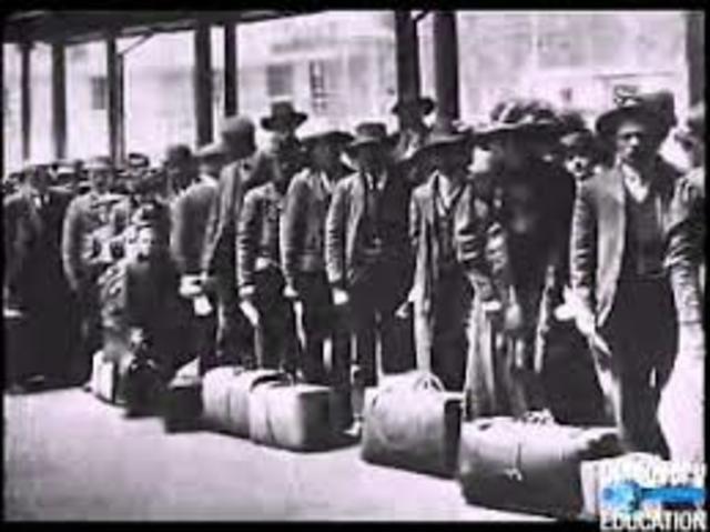 Urbanization Period from end of 1800s to early 1900s