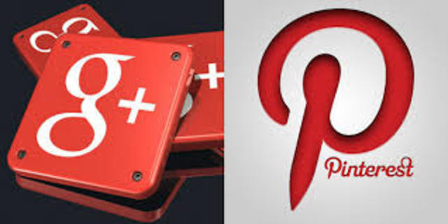 Aparecen Pinterest y Google +