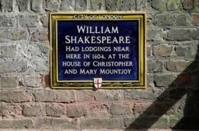 William shakespeare's Death
