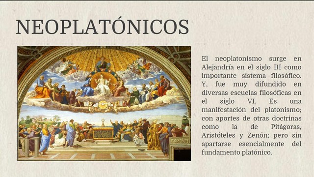 lectura de los neoplatónicos y las epístolas de San Pablo