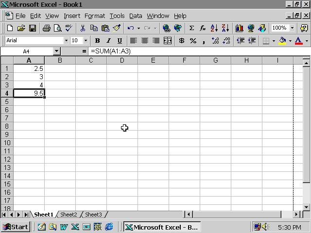 Evolución a Excel