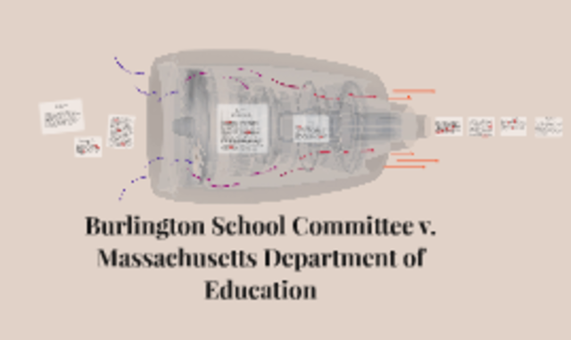 Burlington School Committee v. Department of Education