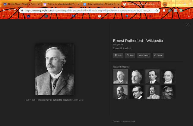 Ernest rutherford