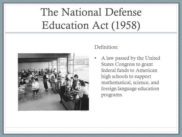National Defense Education Act
