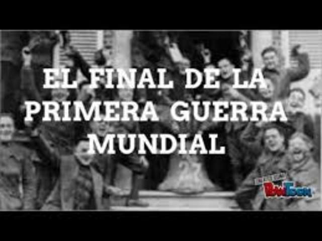 Fin de la primera guerra mundial