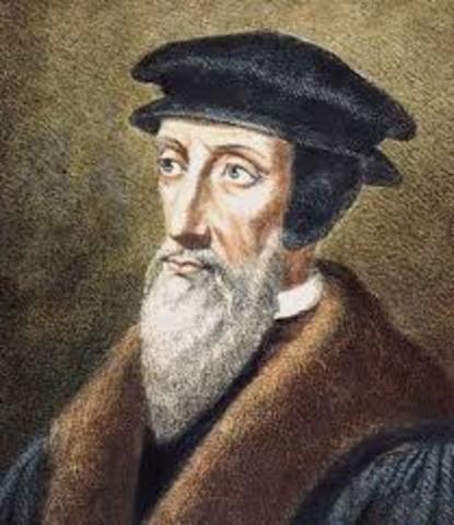 John Calvin established the idea of predestination