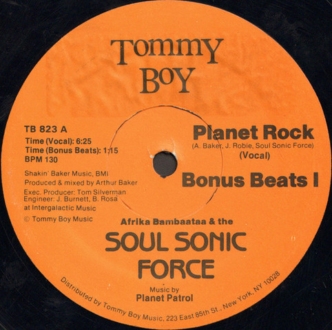 "Planet Rock" - Soulsonic Force