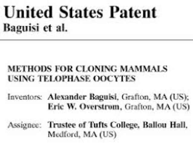 Cloning Patent