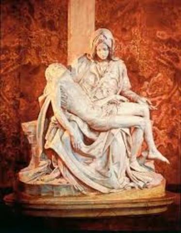 Michelangelo sculpted the Pieta
