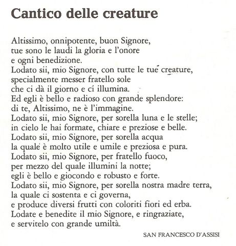 Cantico delle creature
