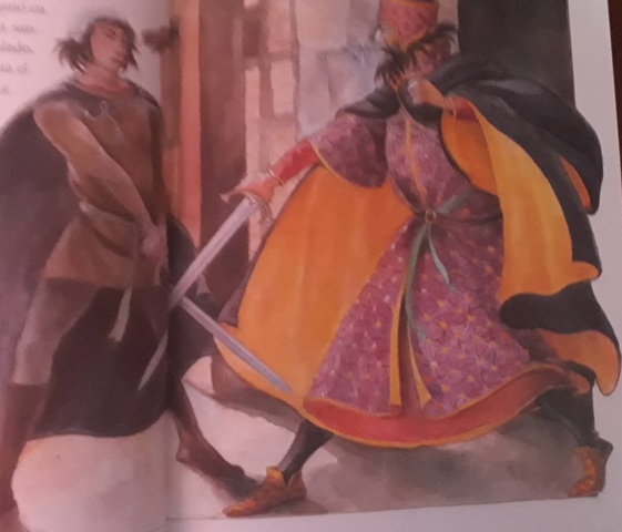 Rodrigo se enfrenta a el Conde