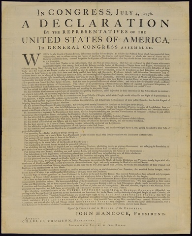 Declaration of Independence