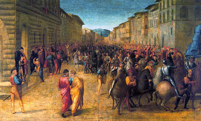 Los Medici son expulsados ​​de Florencia Por Girolamo Savonarola.