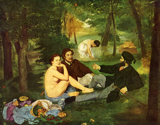 Almuerzo en la hierba. Edouard Manet