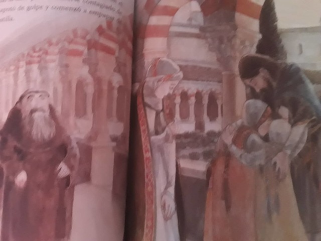 El cid se despide de su esposa e hijas