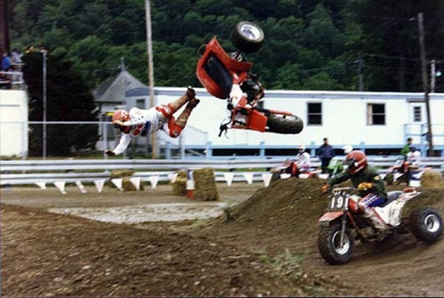 when i rolled my 3 wheeler