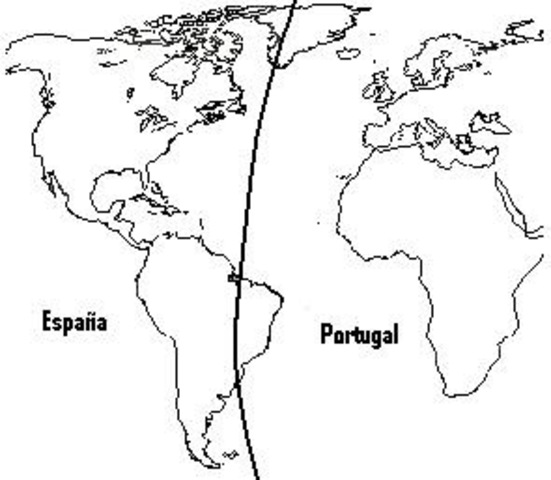 Repartiment del món entre Castella i Portugal